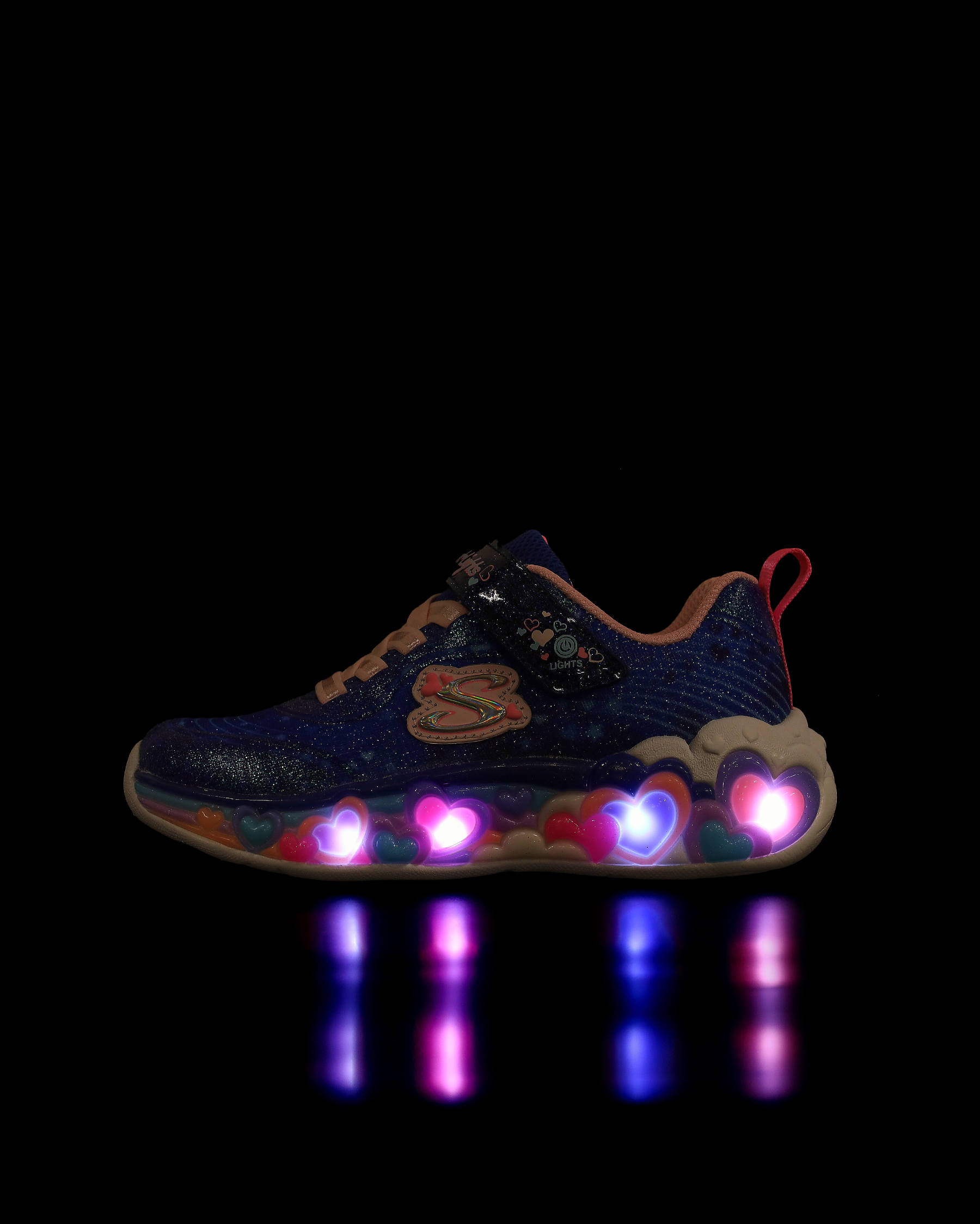 Skechers Eternal Heart Lights Büyük Kız Çocuk Lacivert Işıklı Spor